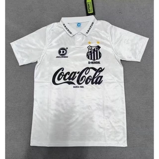 Santos Retro | Camisa De Futebol Seco Rápido E Respirável Premium