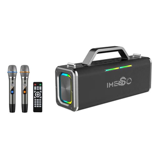 Caixa De Som Bluetooth Imenso X57 160w C/ 2 Mic C/ Controle
