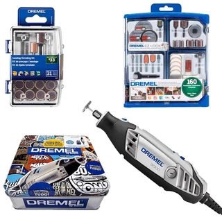Retífica Série 3000 Lata Edição Limitada DREMEL + Kit 191 peças