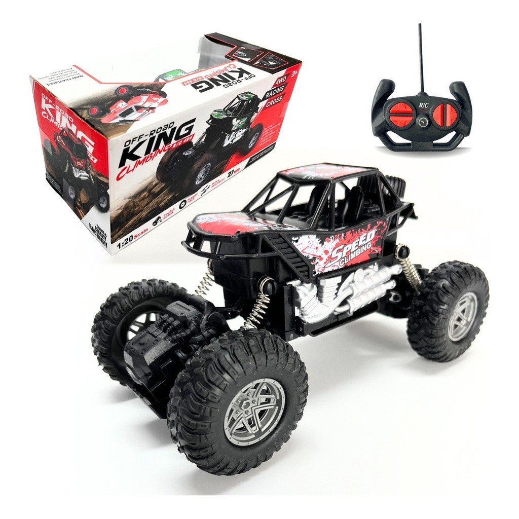 Carrinho De Controle Remoto 4x4 Monster Truck Blink Off Road Carro de ...
