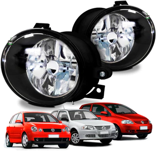 Par Farol Auxiliar Milha Gol G4 2006 a 2008 Polo 2003 a 2006 Fox 2003 a 2009