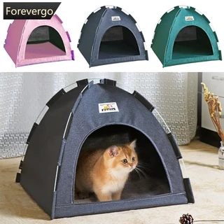 FOREVERGO Tenda Para Animais De Estimação , Suprimentos Casa De Gatos , Acessórios Móveis Quentes , Tendas Gatinhos , Adequadas Todas As Estações R2Y4