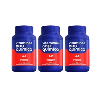 Kit Com 3 Vitaminas A-Z 60 Comprimidos - Neo Quimica