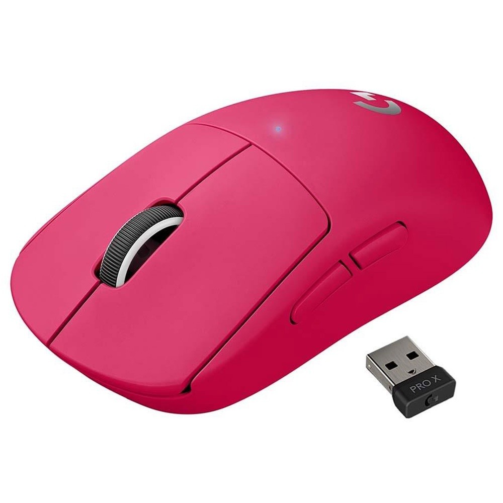 Mouse Gamer Sem Fio Logitech G Pro X Superlight USB Rosa - 910-005955