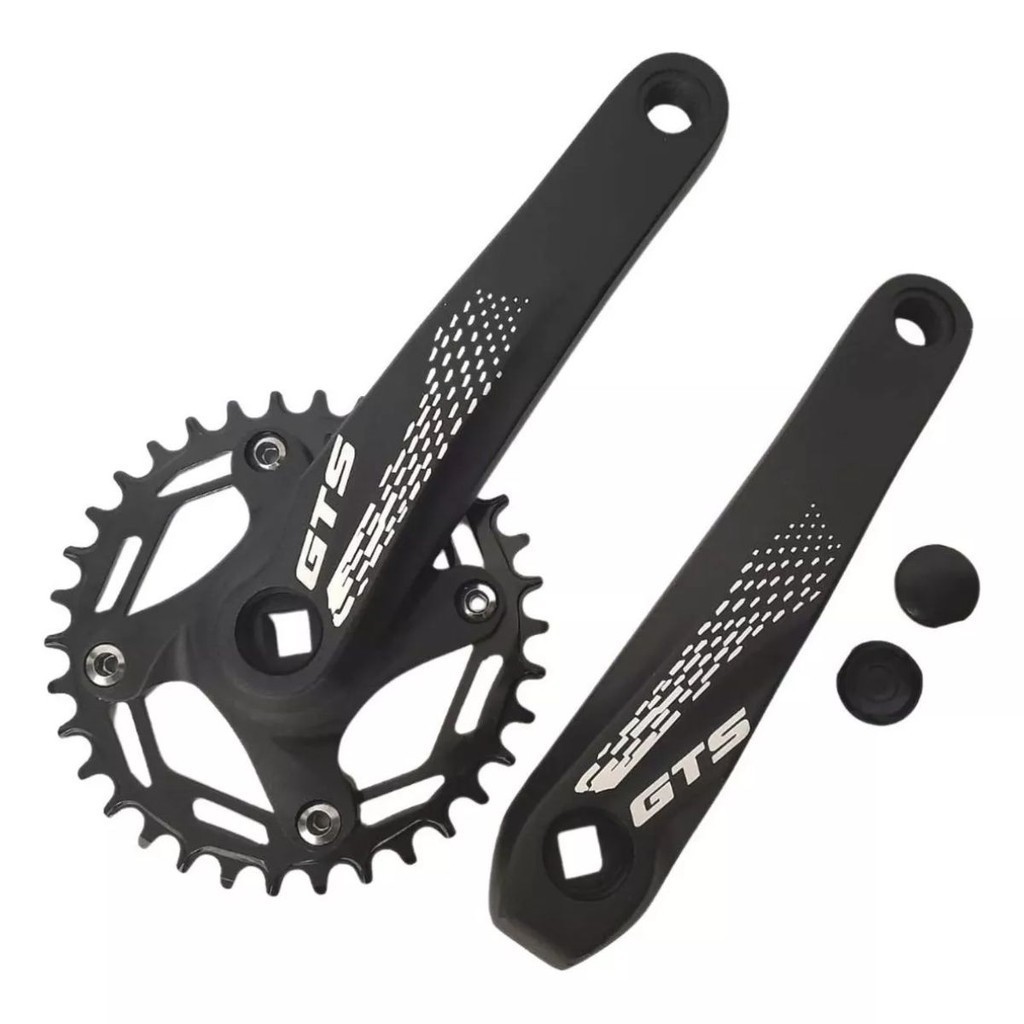 Pedivela Coroa Engrenagem Único 34d 170mm Gts Bike Mtb 1x9 1x10v 1x11v 1x12v