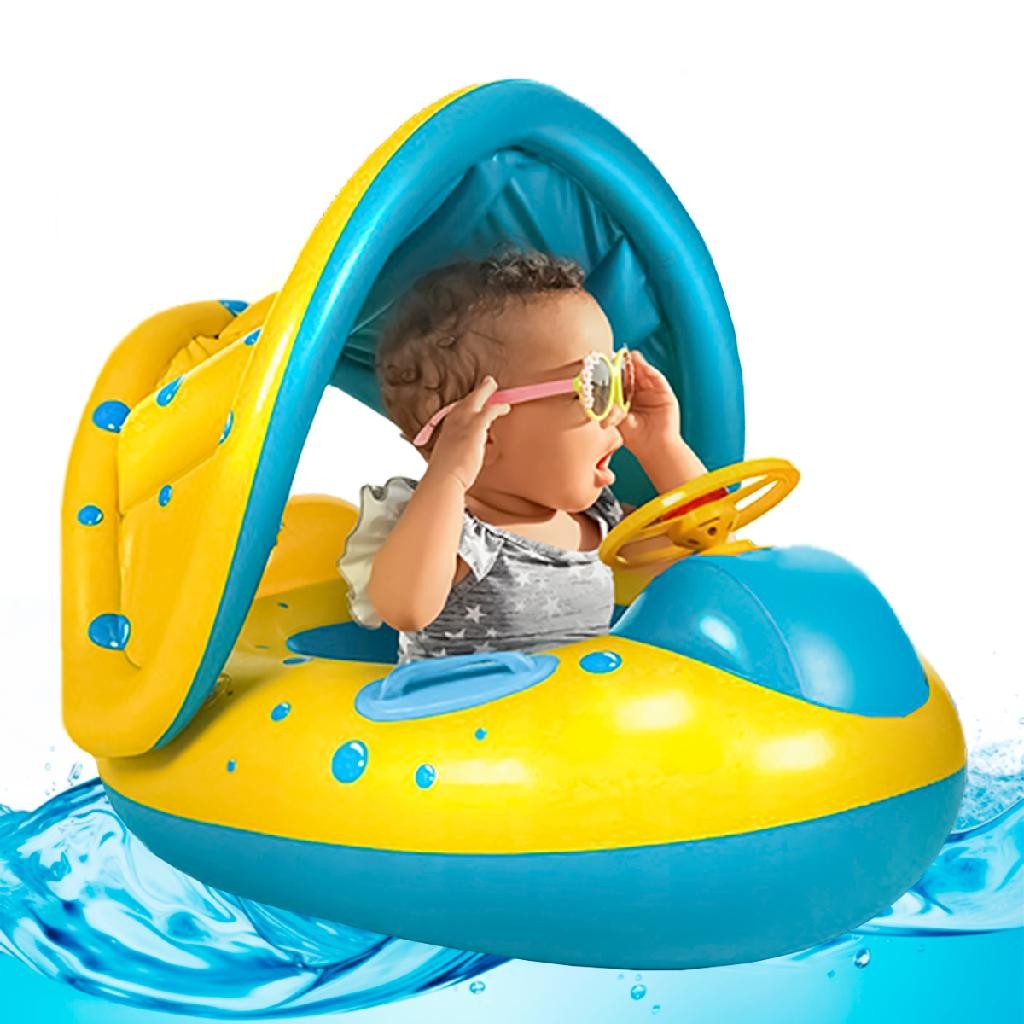 Boia Para Criança Com Cobertura Removivel Inflavel Buzina | Shopee Brasil