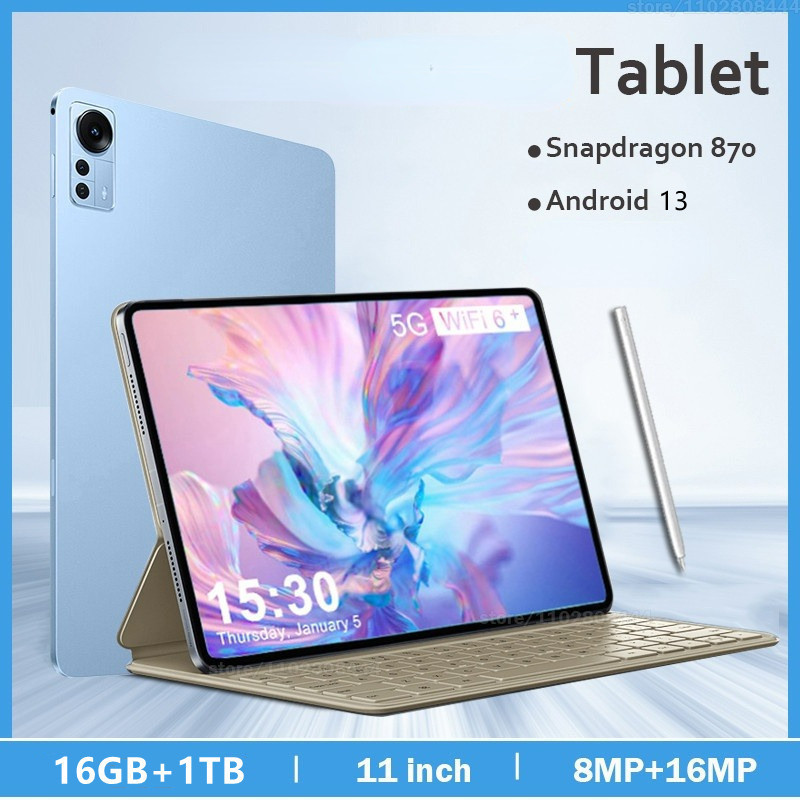 2025 Ultimi Android 15 Tablet 11 Pollici, 36GB RAM+256GB ROM (TF 2TB), 5G Wifi