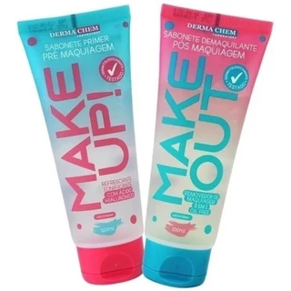 Sabonete Primer Demaquilante E Pré Maquiagem Oil Free MAKE UP Dermachem 100ml Pronta Entrega -Refrescante; -Tonificante; - Reduz A Oleosidade;