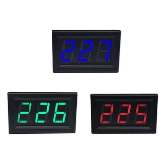 Voltímetro AC Digital Medidor Tensão LED 110V 220V 380V CA