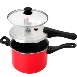 Panela de Pressão Eirilar 4,5 Litros 2 em 1 com Tampa de Vidro Fechamento Externo Antiaderente em Oferta na Shopee