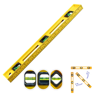 Nível Régua 3 Bolhas 30/40/45/60cm Profissional ABS De Prumo Medição Nivelador