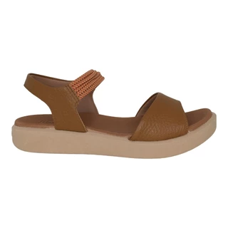 Sandália Feminina Usaflex Plataforma Couro Tiras Elástica Calce facil AL01006003 em Oferta na Shopee