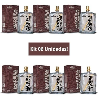 Kit 6 Unidades Deo Colônia MADEIRA DO ORIENTE 100mL APINIL