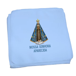 Kit 10 Lenços Nossa Senhora Aparecida Catolico Lembrancinha
