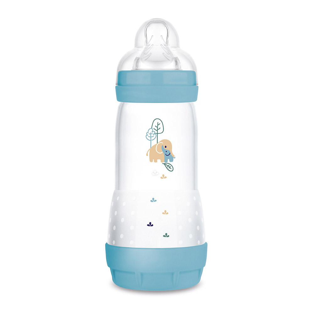 Kit com 3 Mamadeiras Easy Start 130/260/320ml Azul - MAM Kit com 3 Mamadeiras Easy Start 130/260/320ml Azul - MAM