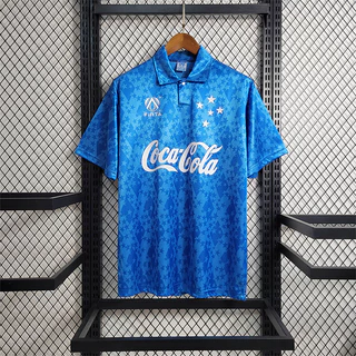 Camisa de futebol 93-94 F-G Men Retro Camiseta Azul Home Sports