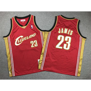 Versão Infantil Camisa Nba Cleveland Cavaliers # 23 De Basquete James