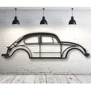 Quadro carros em MDF Premium Decoração de Parede Sala Quarto Escritório Porsche F1 Fusca Combi