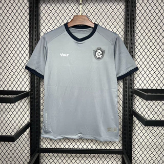 Remo 2024/25 cinza goleiro equipe kit manga curta t-shirt para homens esportes