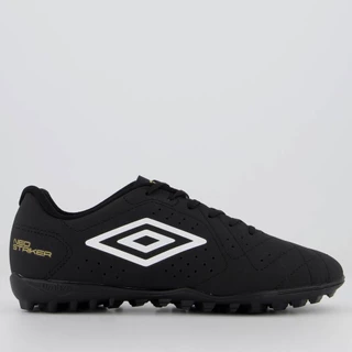 Chuteira Umbro Neo Striker Society Preta e Dourada