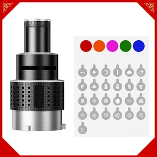 Foto Flash Snoot Lente Cônica Kit De Luz De Vídeo Estúdio Fotográfico Com Óptica Spotlight 25 Gobos