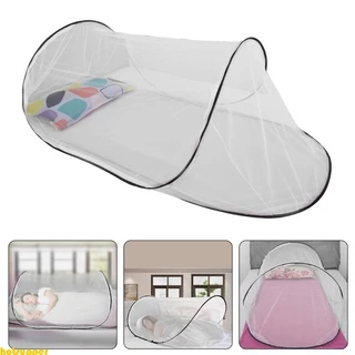 hotsupper Cama Solteiro Tenda Viagem Malha Fina Cobertura Dobrável Fácil Acesso