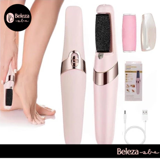 Lixador de Pé Elétrico - Esfoliador Tira Calos Pedicure Portátil Marisa Lixa Elimina Calo Usb