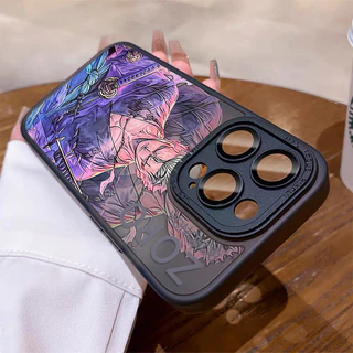 Capa Magnética Magsafe Resistente A Choques De One Piece Roronoa Zoro Para iPhone 16 15 14 13 12 11 Pro Max case