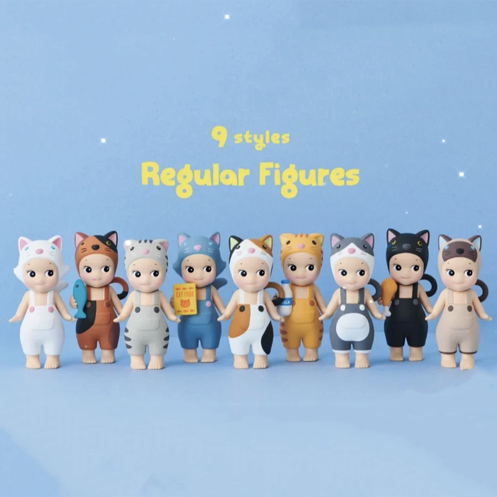 high-Quality1pcs Sonny Angel mini Figura Cat Life Series Brinquedo Decorativo Bonito Em Pé Decoração De Mesa Ele Pode Tr