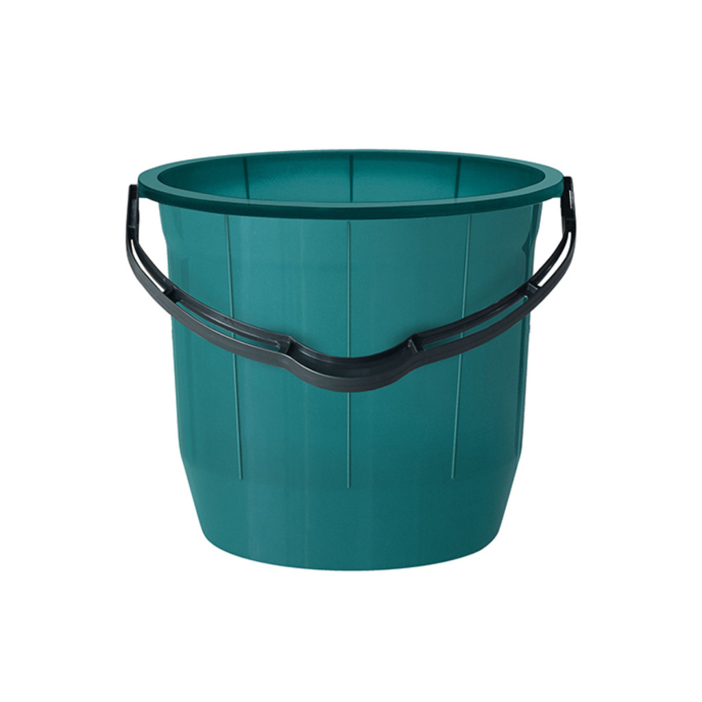 Kit 2 Unidades de Baldes de Plástico Verde 8 Litros com Alça | Shopee ...