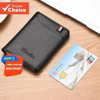 Carteira Vertical Ultrafina Masculina-Porta-Cartões Fino Para Licença E Moedas ​ em Oferta na Shopee