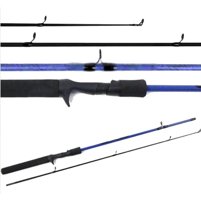 Vara carretilha Cmik 2 partes, carbono 20-30lbs 1.80-2.10 e 2.40mts