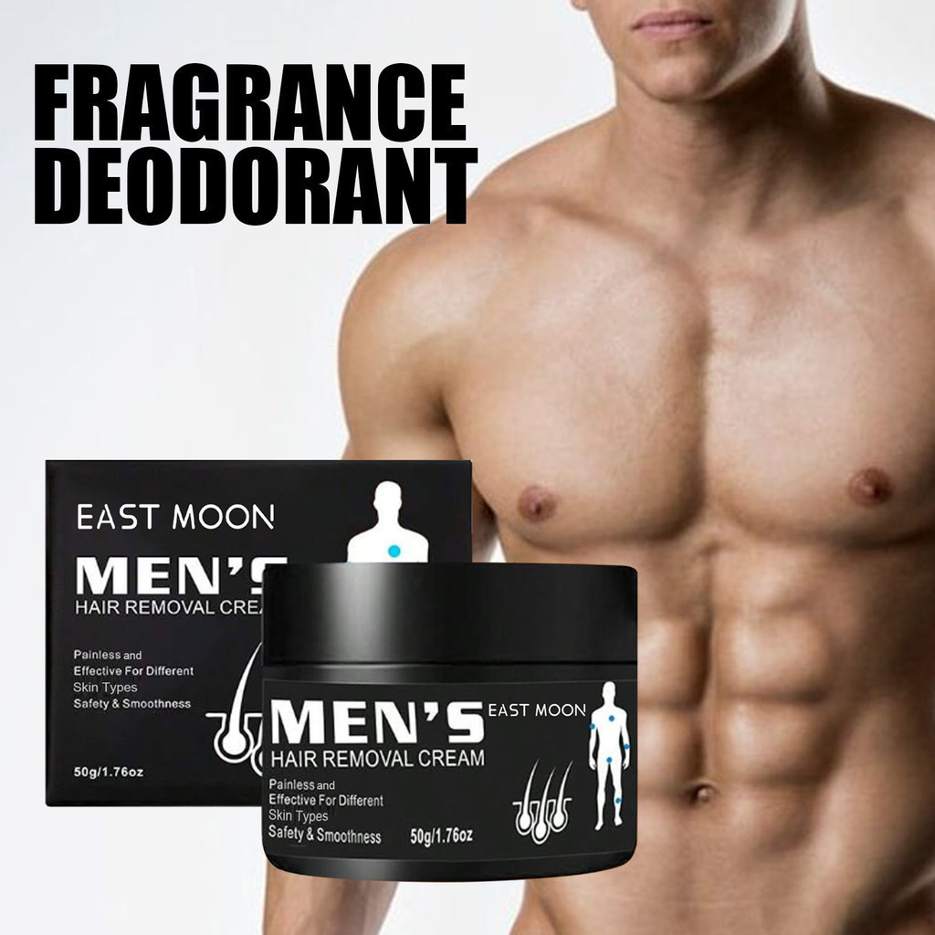 50g-Fórmula Suave Rápida Para Depilação Masculina Com Manteiga De ...