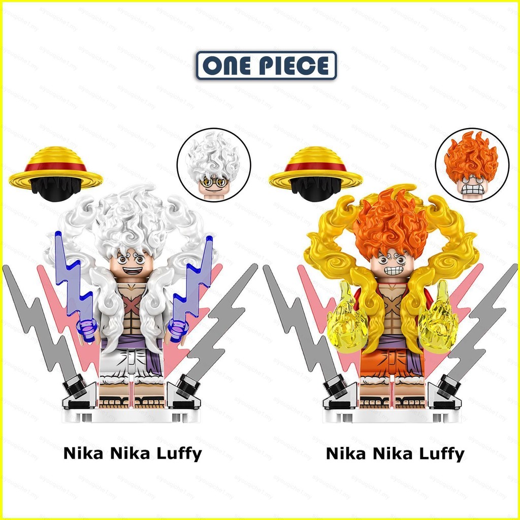 SY2 One Piece Nika Luffy Minifigura Blocos De Construção Presente Para ...