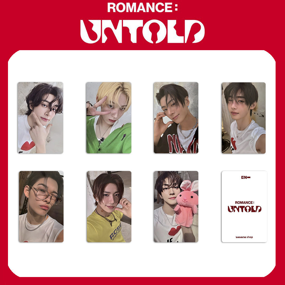 everland nct127 ジョンウ セット 3-7pcs EN ROMANCE UNTOLD Album Lomo Card WVS Dicon Photocards