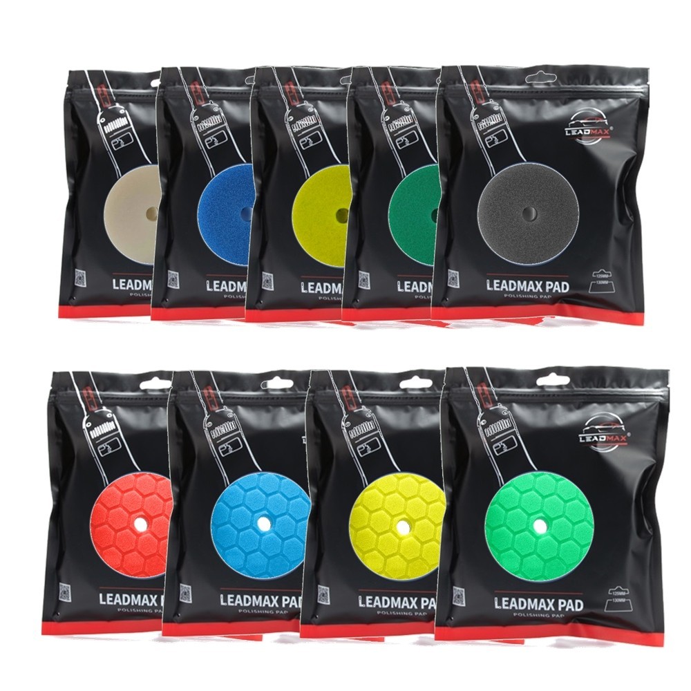 Boinas Espuma Colmeia Produto Para Polir Polimento Automotivo Escolha Modelo Corte Refino Lustro LeadMax 5" Karbox Ofert