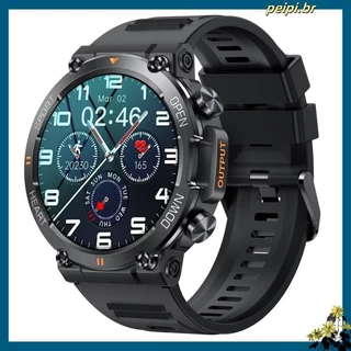 2023 Novo Smartwatch Relógio Inteligente K37 1.32'Tela De Toque Completo Smartwatches GPS Navegação IP67 Monitor À Prova D'água/De Saúde Smart Watch