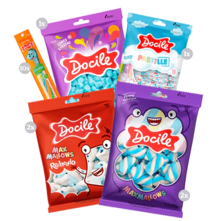 Kit Chá de Bebê Azul Sortidos Docile