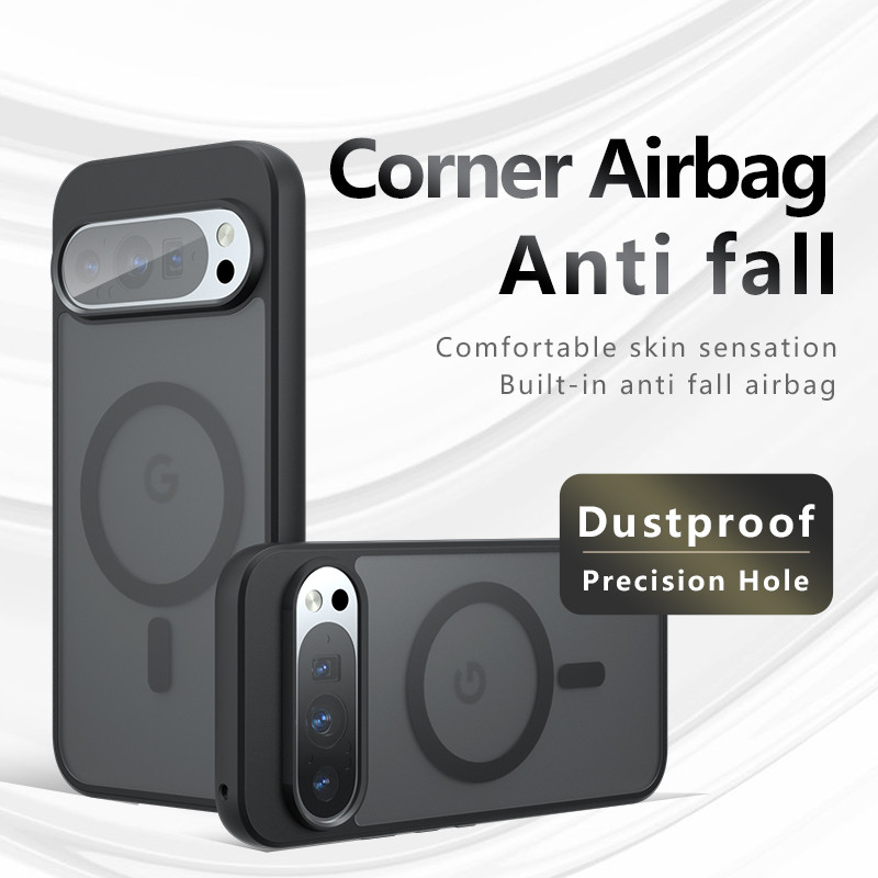 Para A Caixa Google Pixel 9 Pro XL Fosco Magnético Pixel9 Pixle