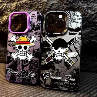 Capa Para Xiaom Mi 13T 12T 11 Lite 5G POCO X3 Pro X6 F4 X5 C50 C51 M6 4G Caixa De Telefone Anime One Piece Luffy Zoro Logotipo Laser IMD Mate Acrílico Duro À Prova De Choque