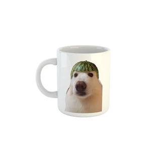 Caneca Dog Melancia Memes de Cachorro