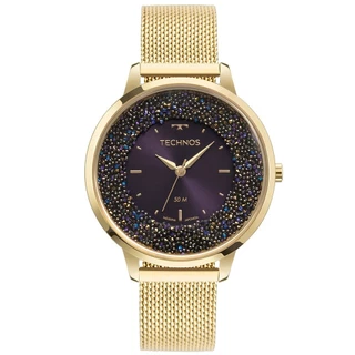 Relógio Technos Feminino Crystal Dourado - 2035MWO/1N