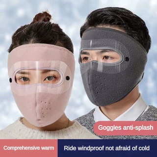 Masculino Feminino Velo Esqui Quente Crânio Bonés Máscara Facial De Inverno + Óculos Casual E À Prova De Vento , Proteçã
