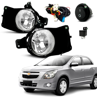 Kit Farol Auxiliar Cobalt 2012 2013 2014 2015 2016 2017 2018 2019 2020 Botao Tic Tac