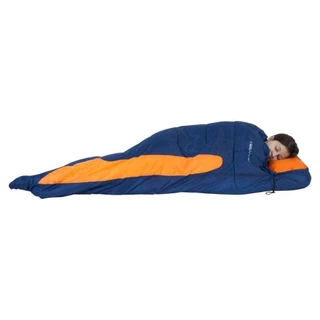 Saco de Dormir Freedom -1,5° a -3,5°C Capuz e Impermeável Azul e Laranja
