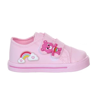 Calçado de Criança Menina Infantil Ursinho Conjunto Rosa