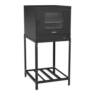 Forno Industrial Venax Fi 109 Litros com Base Gas Glp Preto