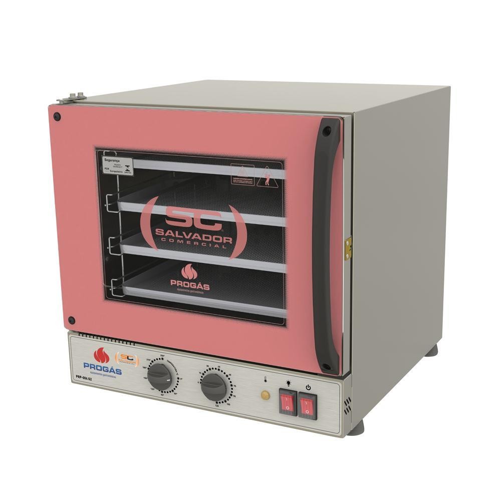 Forno Turbo Elétrico FAST Oven 4 Assadeiras PRP-004 Rosa 220