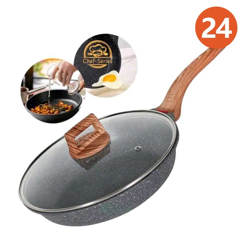 Panela Frigideira de Granito com Revestimento Premium Uso Diário ...