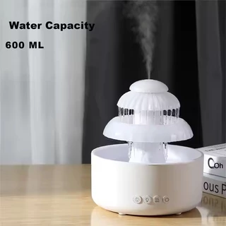 Qiu - Umidificador de Fluxo de Água Ar Hidratado 600ml Para o Ambiente USB 5V - Bivolt